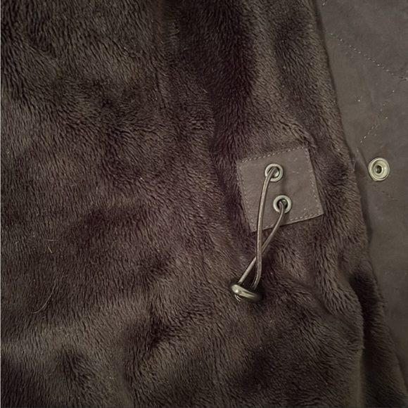 Barbour Black Land Rover Terrain Quilted Parka Size 4 - Picture 13 of 16